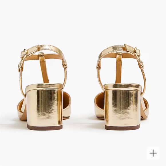 New Jcrew Factory T Strap Heels sz 9 - Picture 7 of 7